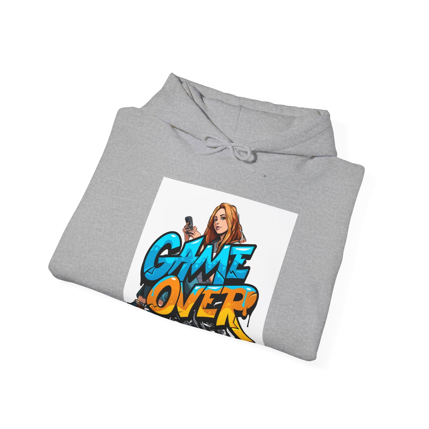 Unisex Heavy Blend™ Hooded Sweatshirt Designed as the perfect gift or merch for that video game loving inspirational wheelchair or mobility scooter gamer.