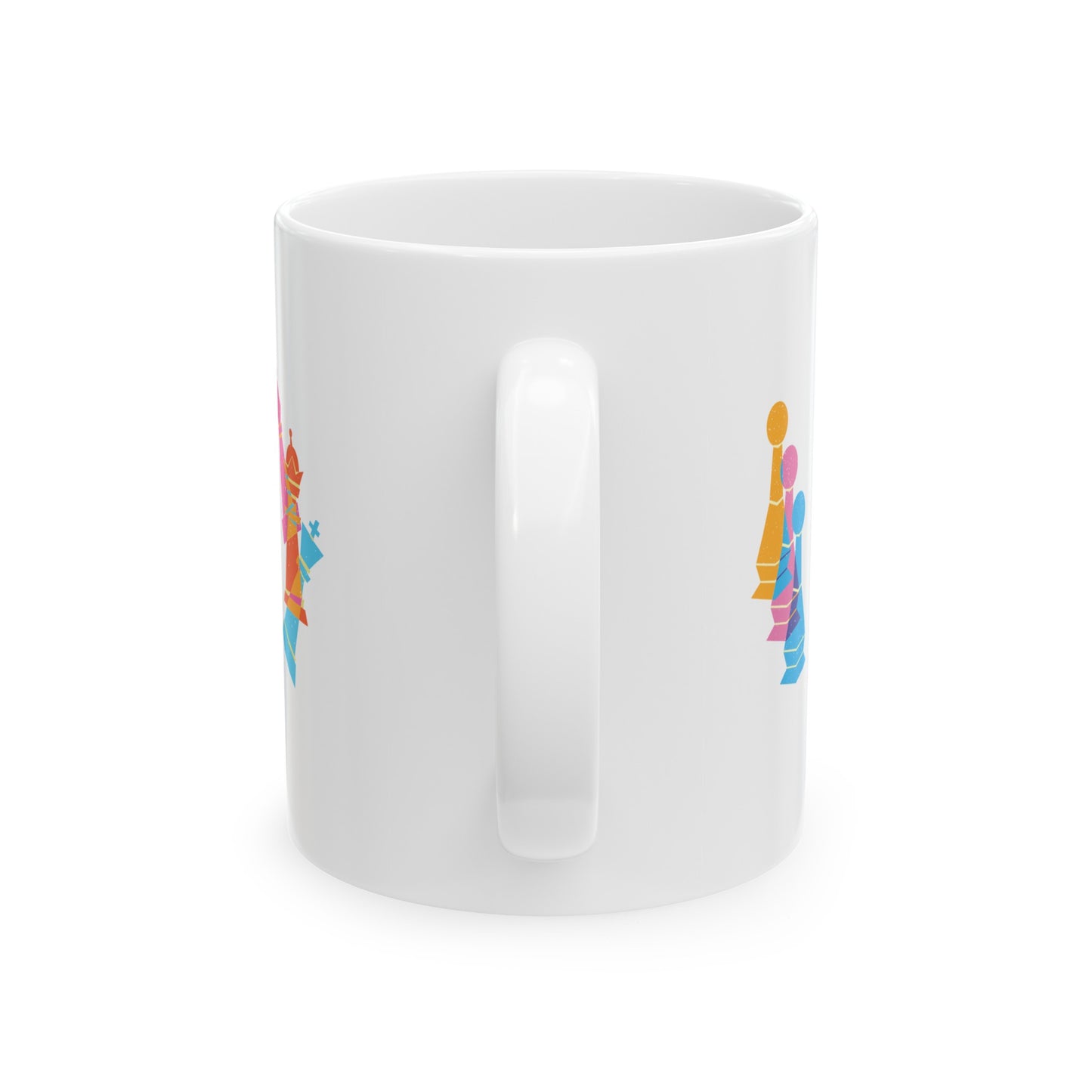 Ceramic Mug, Designed as the perfect gift or merch for that chess loving inspirational wheelchair or mobility scooter user