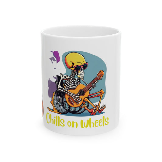 Designed as the perfect gift or merch for Halloween for that dynamic inspirational fun loving wheelchair or mobility scooter user.